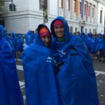 Im Ziel beim New York Marathon Bild konnte nicht geladen werden